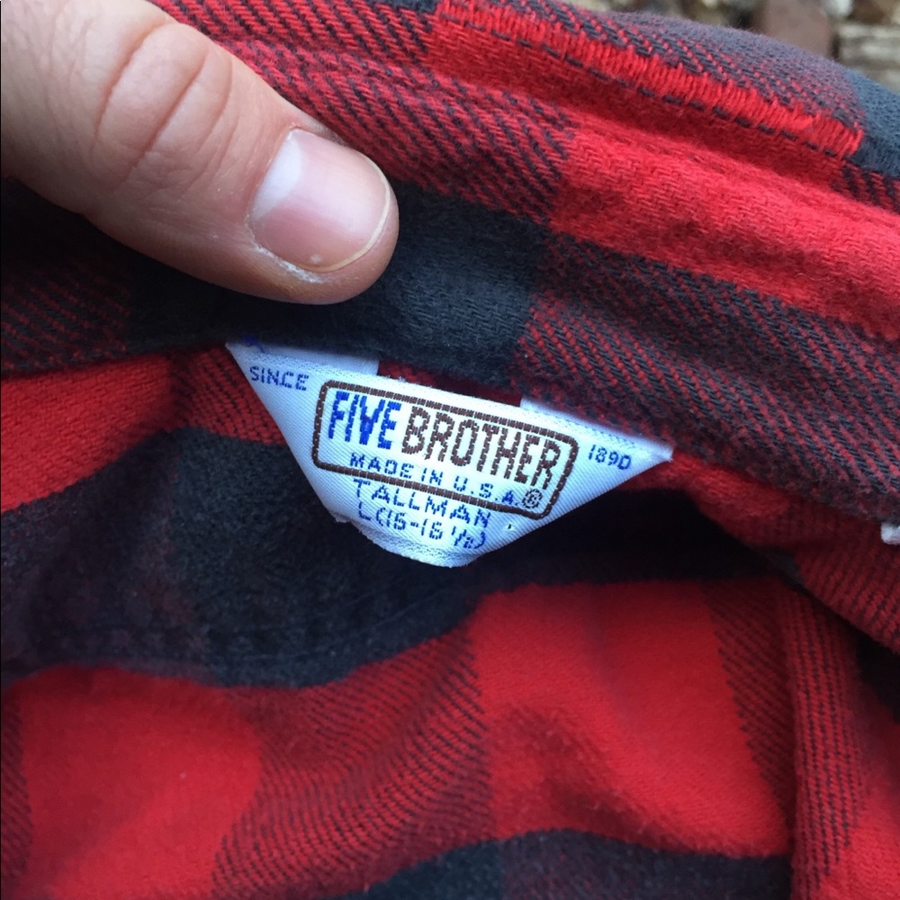 USA union made Buffalo plaid flannel